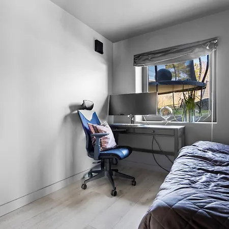 بيت للعطل Nytt Og Sjonaert Hus Med Boblebad Til Leie! غريمستاد